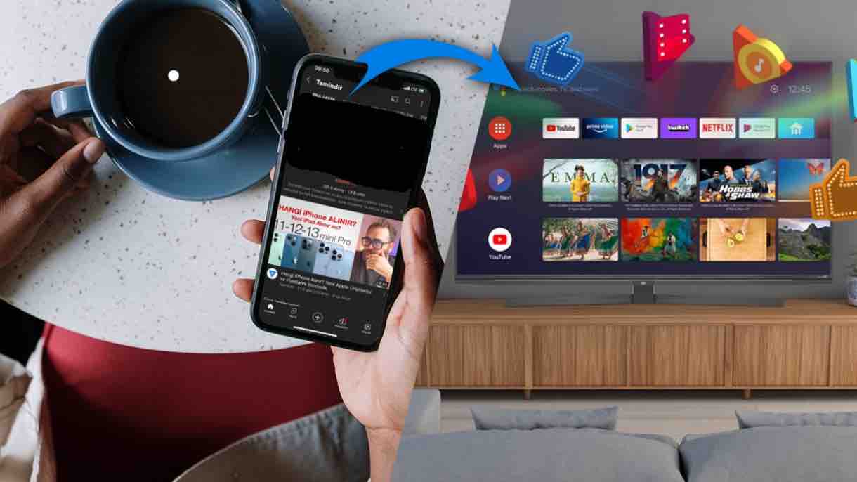 Telefonun Ekran Görüntüsünü Televizyona Yansıtma
