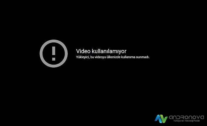 Yükleyici Bu Videoyu Ülkenizde Kullanıma Sunmadı Çözümü