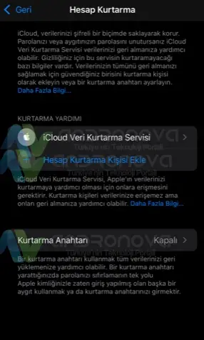 iPhone Hesap Kurtarma Kişi Ekleme Kaldırma iPhone Hesap Kurtarma Kişi Ekleme Kaldırma