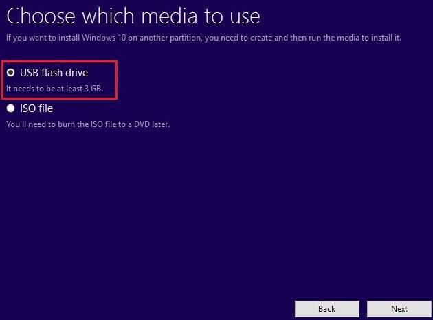 Windows 10 Flash Bellekle ISO Dosyası Oluşturma Microsoft Media Creation Tool Windows 10 kurulumu