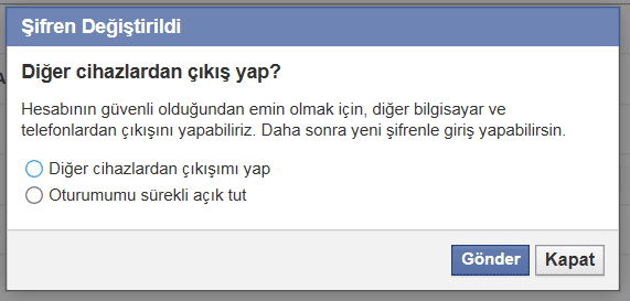 Facebook Şifre Değiştirme Resimli Anlatım şifre değiştirme