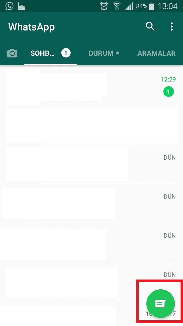 WhatsApp güncellemesinden sonra kişiler kayboldu