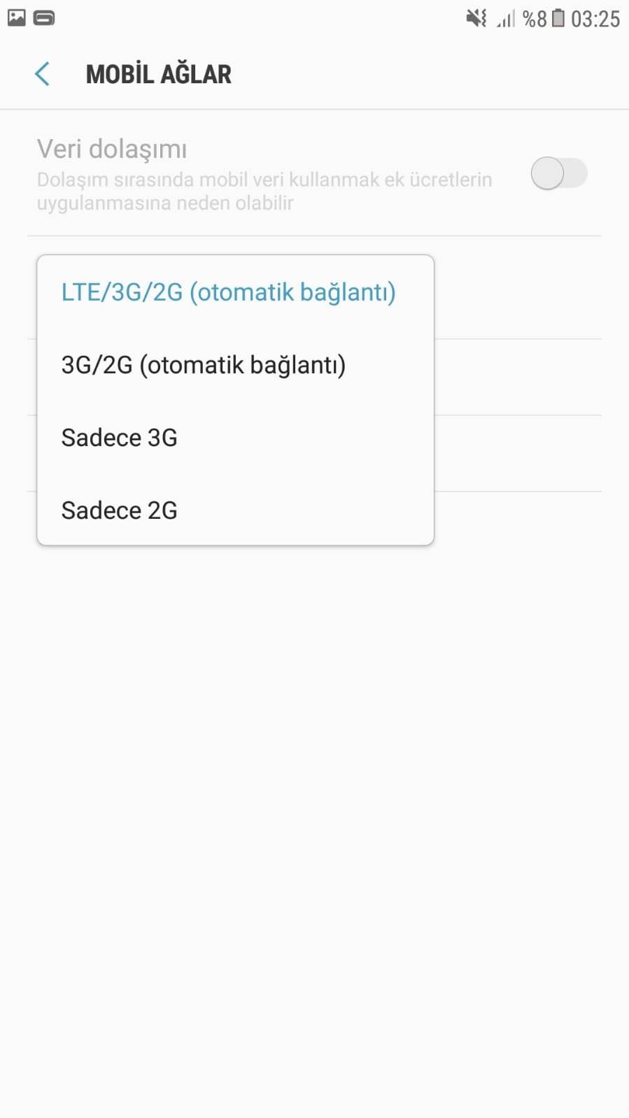 Android Telefonda Şebeke Çekmiyor Sorunu telefonda şebeke çekmiyor