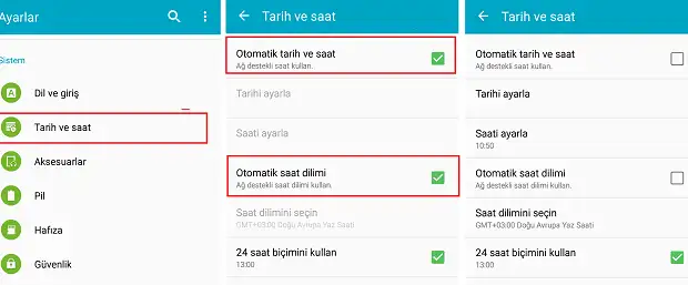 Android Cep Telefonda Manuel Saat Ayarları Nasıl Yapılır? Android cep telefonda manuel saat ayarları nasıl yapılır?