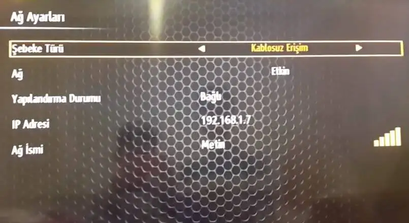 Vestel kablosuz internete bağlanmıyor