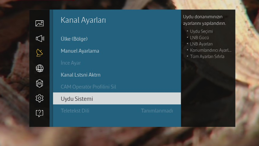 Samsung Smart TV Kanal Arama: Kanallardan Ses Gelmiyor Samsung TV uydu kurulumu