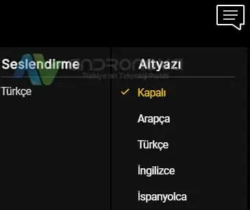 Exxen dil değiştirme sorunu altyazı dili değişmiyor