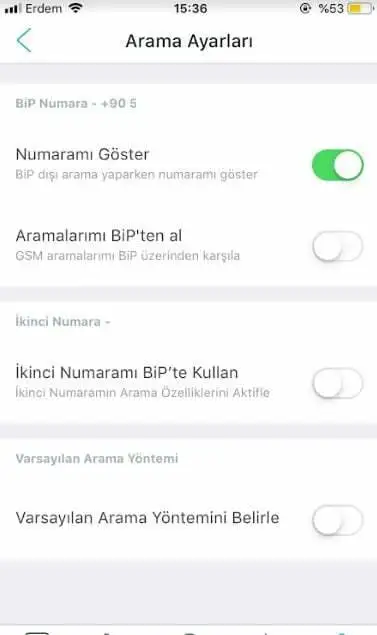Bip ses gelmiyor