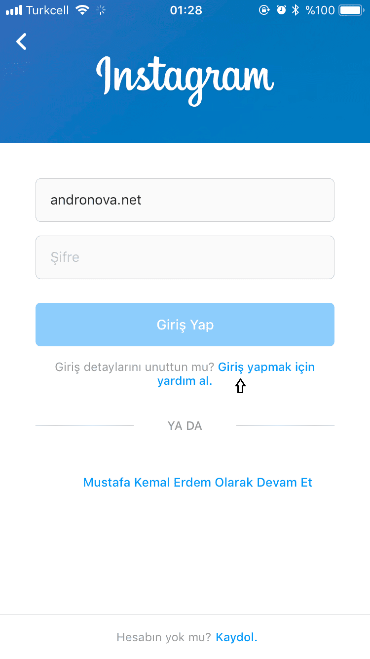 Instagram güvenlik kodu gelmiyor kaldırma