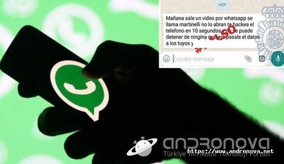 WhatsApp Virüsü Martinelli' ye Dikkat
