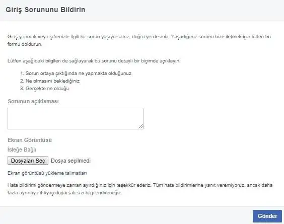 Facebook hesabıma giremiyorum kesin çözüm