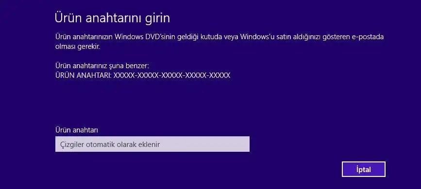 Windows Lisansınızın Süresi Yakında Dolacak Ne Demek? Windows 10 lisans ürün anahtarını girme