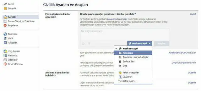 Facebook' ta fotoğraf albümleri nasıl gizlenir