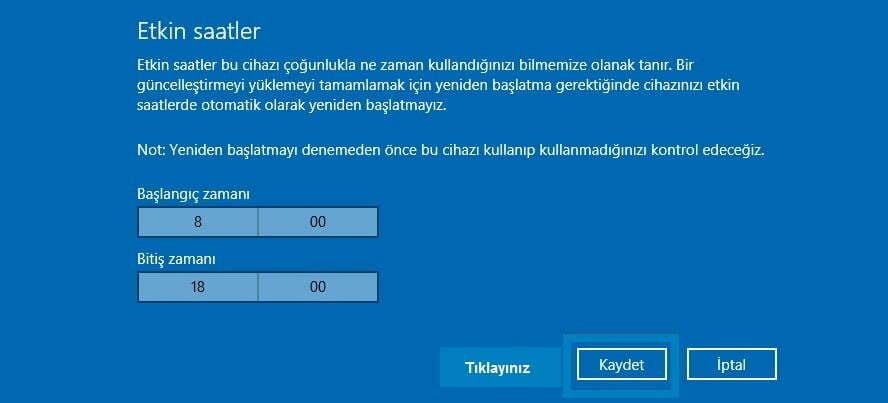 Bilgisayarda Tarih Saat Değişmiyor Hatası Windows 10 etkin saat ayarları yapma