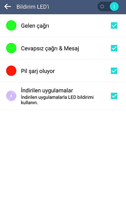 Telefonda Bildirim Işığı Açma Kapama LG telefonlarda bildirim ışığı açma kapama