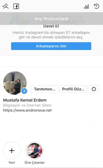Instagram Akış Yenilenemedi Sürekli Çıkıyor mu? Instagram Akış Yenilenemedi Sürekli Çıkıyor mu?