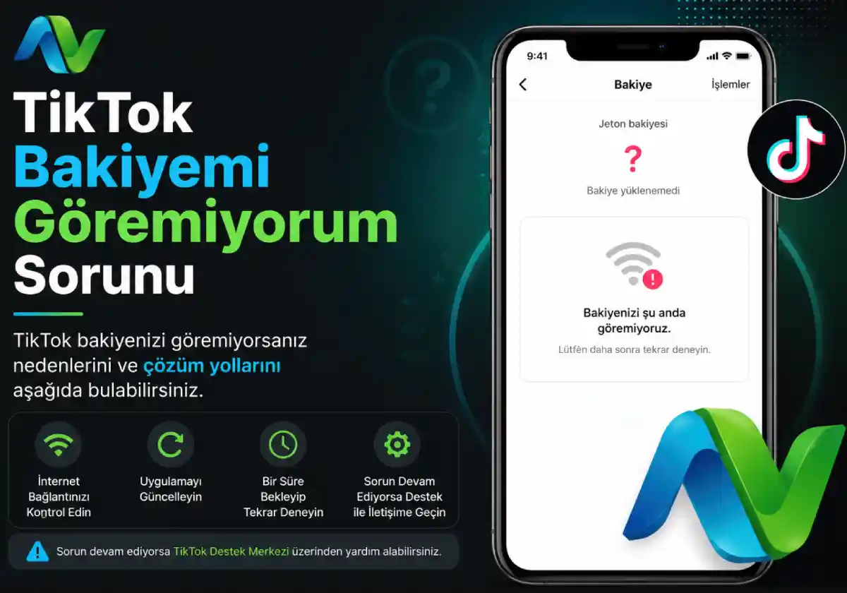 TikTok Bakiyemi Göremiyorum Beyaz Ekran Sorunu TikTok beyaz ekran sorunu