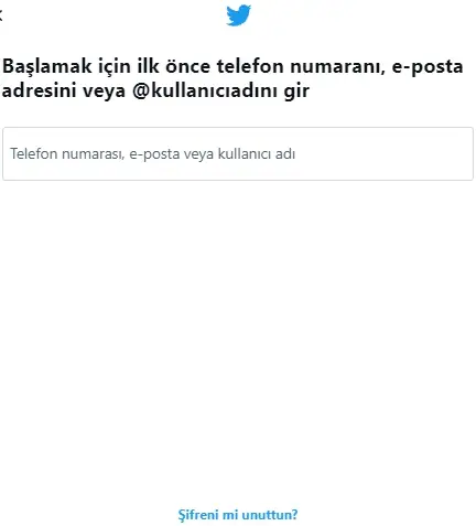 X Hay aksi bir hatayla karşılaştık