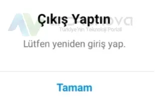 Instagram Çıkış Yaptın Lütfen Yeniden Giriş Yap Hatası Instagram çıkış yaptın lütfen yeniden giriş yap
