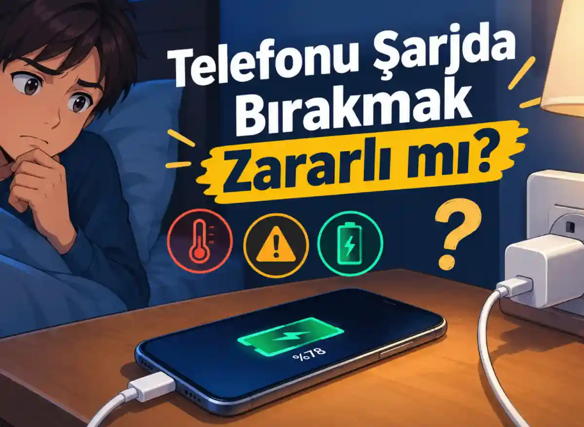 Gece telefonu şarjda bırakmak