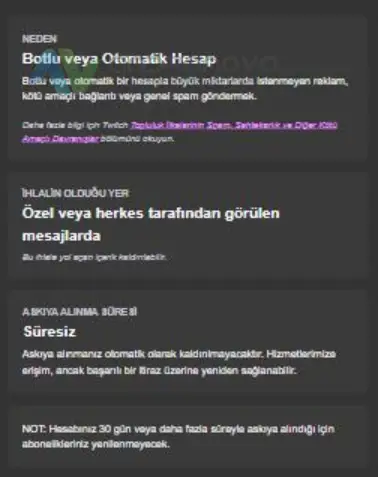 Twitch hesap engeli sorunu