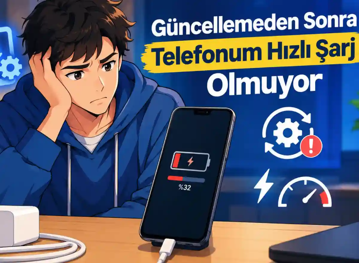 telefonum hızlı şarj olmuyor