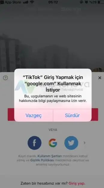 TikTok Hesap Açma (iPhone Android) TikTok Hesap Açma (iPhone Android)