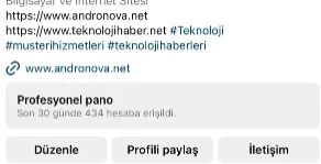 Instagram Biyografi Birden Fazla Bağlantı Ekleme