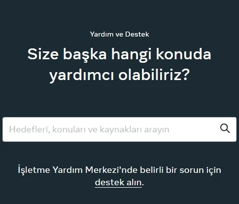 Meta Müşteri Hizmetleri (Meta Destek İletişim) Meta Müşteri Hizmetleri (Meta Destek İletişim)