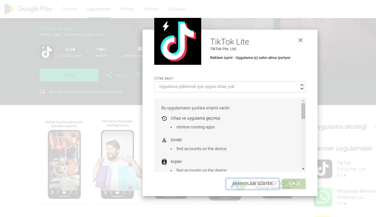 TikTok Lite Hesap Açılmıyor Sorunu