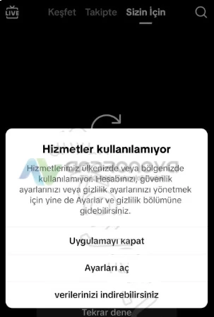 TikTok Hizmetler Kullanılamıyor Hatasını Çözün