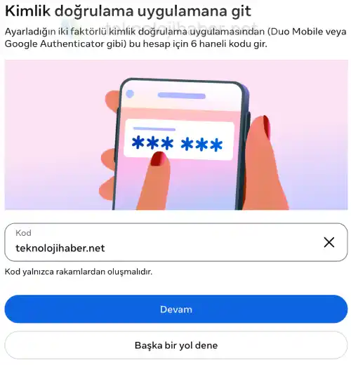 Facebook Kimlik Doğrulama Uygulamana Git: Nasıl Kaldırılır? facebook iki faktörlü doğrulama ekranı