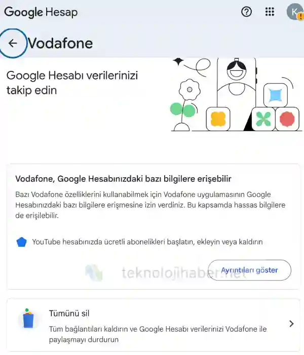 Google hesabına bağlı uygulamalar nasıl kaldırılır